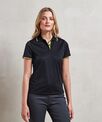 Premier Women's contrast Coolchecker® polo