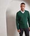 Premier V-neck knitted sweater