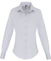 Premier Women's stretch fit cotton poplin long sleeve blouse