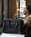 Quadra Tailored luxe PU briefcase
