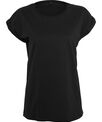 Build Your Brand Women's organic extended shoulder tee