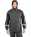 Result Genuine Recycled Prism PU waterproof jacket with reflective bands and recycled backing