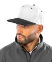 Result Headwear Bronx original flat peak snapback dual colour cap