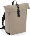 Bagbase Matte PU rolltop backpack