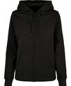 Build Your Brand Basic Womens basic zip hoodie