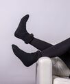 Ribbon Adult sherpa socks with turndown