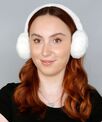 Ribbon Faux fur earmuffs
