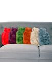 Ribbon Super luxury faux fur hot water bottle and cover
