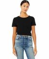 Bella Canvas Women's polycotton crop tee