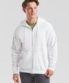 Fruit of the Loom Classic 80/20 hooded sweatshirt jacket