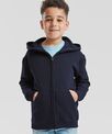 Fruit of the Loom Kids classic hooded sweatshirt jacket