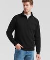 Fruit of the Loom Classic 80/20 zip neck sweatshirt