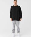 Bella Canvas Unisex raw-seam crew pullover