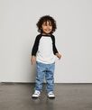 Bella Canvas Toddler ¾ sleeve baseball tee