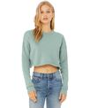 Bella Canvas Women's cropped crew fleece