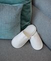 Towel City Waffle mule slippers