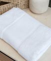 Towel City Organic bath towel with printable border