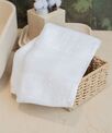 Towel City Organic guest towel with printable border
