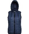 2786 Women's honeycomb hooded gilet