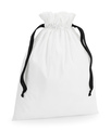 Westford Mill Cotton gift bag with ribbon drawstring - Medium