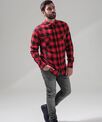 Build Your Brand Checked flannel shirt