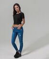 Build Your Brand Women's cropped tee