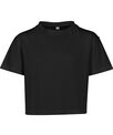 Build Your Brand Girls cropped Jersey tee