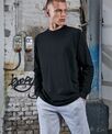 Build Your Brand Organic long sleeve with cuff rib