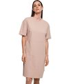 Build Your Brand Women's organic oversizes slit tee dress