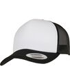 Flexfit by Yupoong YP Classics® curved foam trucker cap - white front