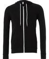 Bella Canvas Unisex polycotton fleece full-zip hoodie
