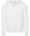 Bella Canvas Unisex polycotton fleece full-zip hoodie