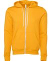 Bella Canvas Unisex polycotton fleece full-zip hoodie