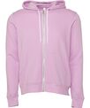 Bella Canvas Unisex polycotton fleece full-zip hoodie