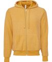 Bella Canvas Unisex sueded fleece full-zip hoodie