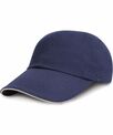 Result Headwear Low-profile heavy brushed cotton cap with sandwich peak