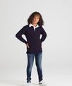Front Row Kids long sleeve plain rugby shirt