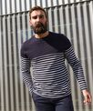 Front Row Long sleeve Breton striped T