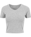 Build Your Brand Women's cropped tee