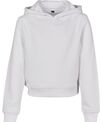 Build Your Brand Girls cropped sweat hoodie