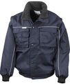 Result Workguard Work-Guard zip sleeve heavy-duty pilot jacket