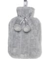 Ribbon Luxury classic faux fur hot water bottle and cover