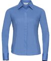 Russell Collection Women's long sleeve polycotton easycare fitted poplin shirt