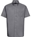 Russell Collection Short sleeve easycare Oxford shirt