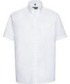 Russell Collection Short sleeve easycare Oxford shirt