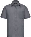 Russell Collection Short sleeve polycotton easycare poplin shirt