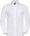 Russell Collection Long sleeve pure cotton easycare poplin shirt