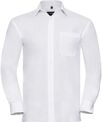 Russell Collection Long sleeve pure cotton easycare poplin shirt