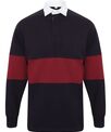 Front Row Panelled rugby shirt