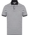 Front Row Striped Jersey polo shirt